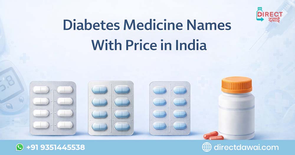 List of Diabetes Medicine With Price in India